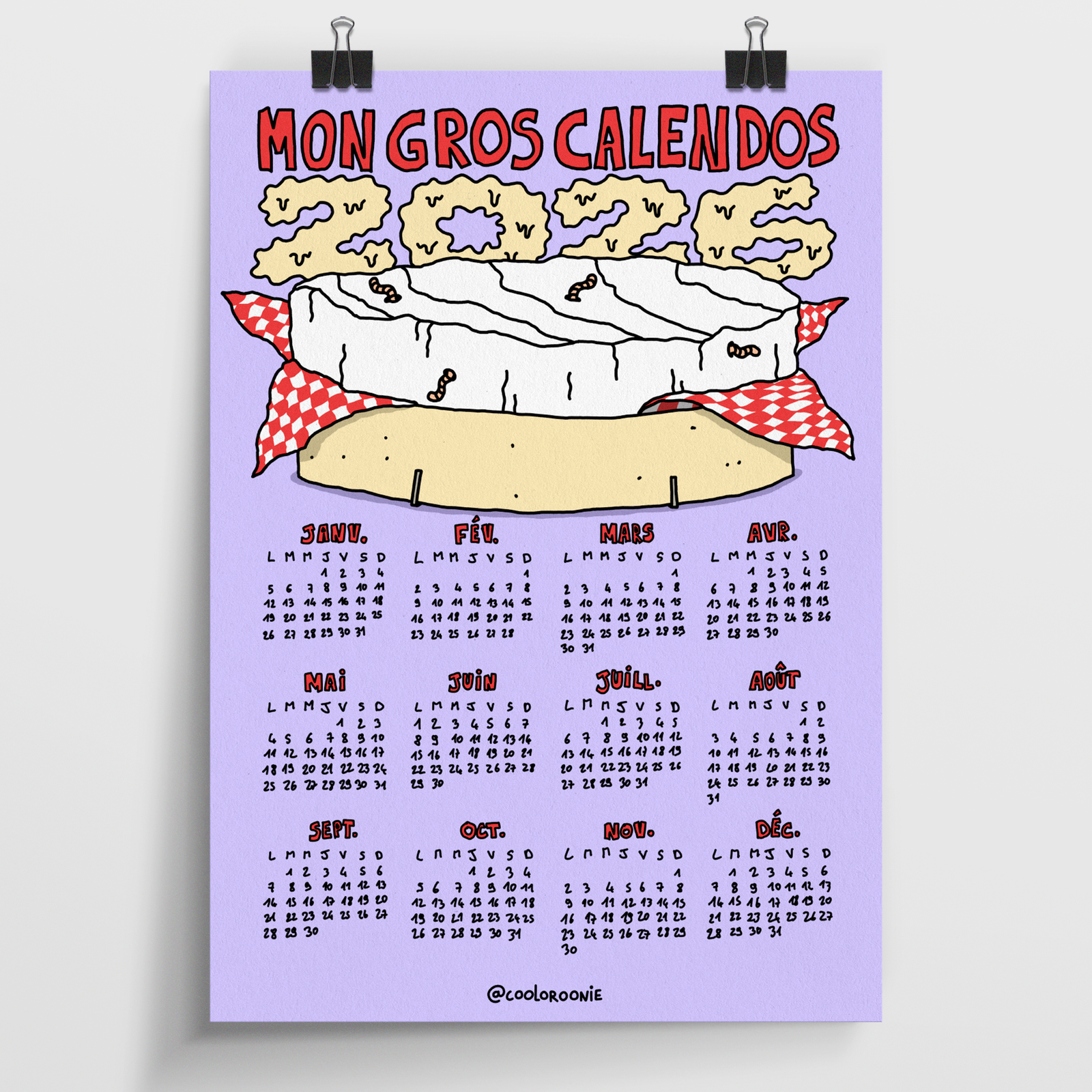 Mon gros calendos 2026